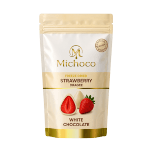 White Chocolate Strawberry Dragées